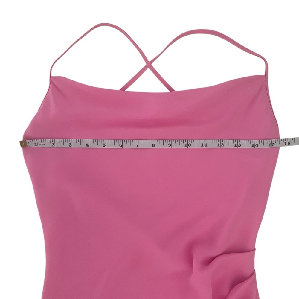 Amanda Uprichard x Revolve Violeta Bubble Gum Pink Dress SZ S Party Hoco Club - Picture 13 of 14